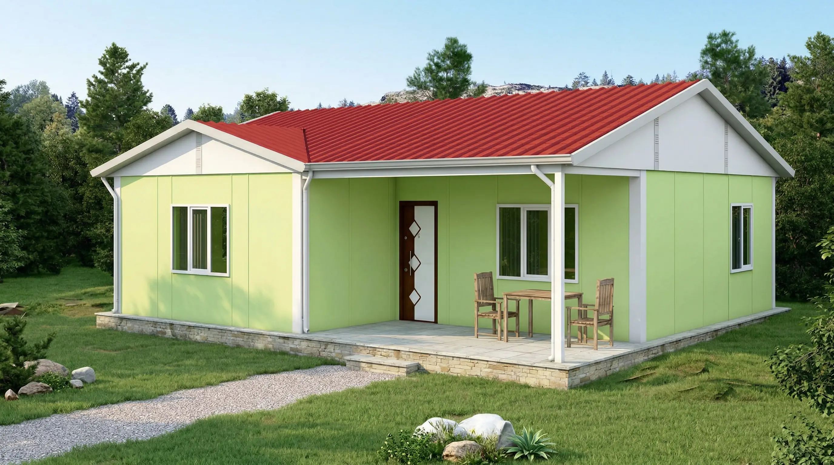 91 m² Prefabrik Ev Fiyatları